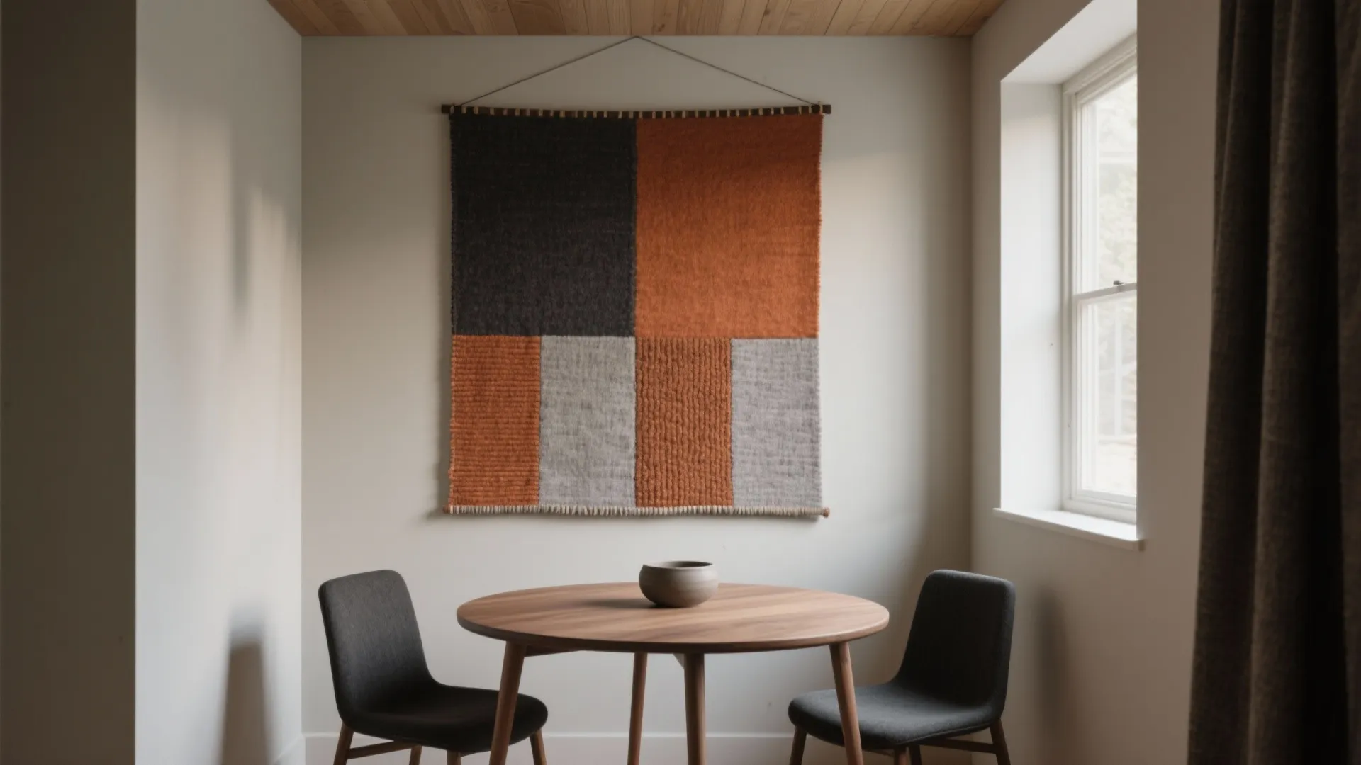 Geometric Color-Block Wool Weaves