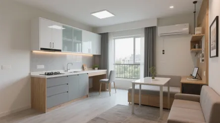 1 BHK Flat in Gurugram: 5 Smart Design Ideas