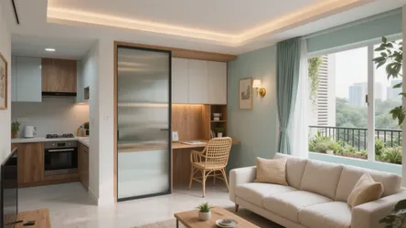 1 BHK Flat in Ghansoli: 5 Smart Design Ideas