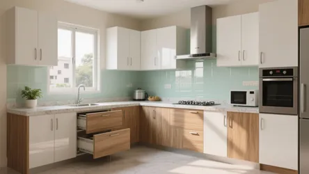 2 BHK Flat in Ghaziabad: 5 Smart Kitchen Design Ideas