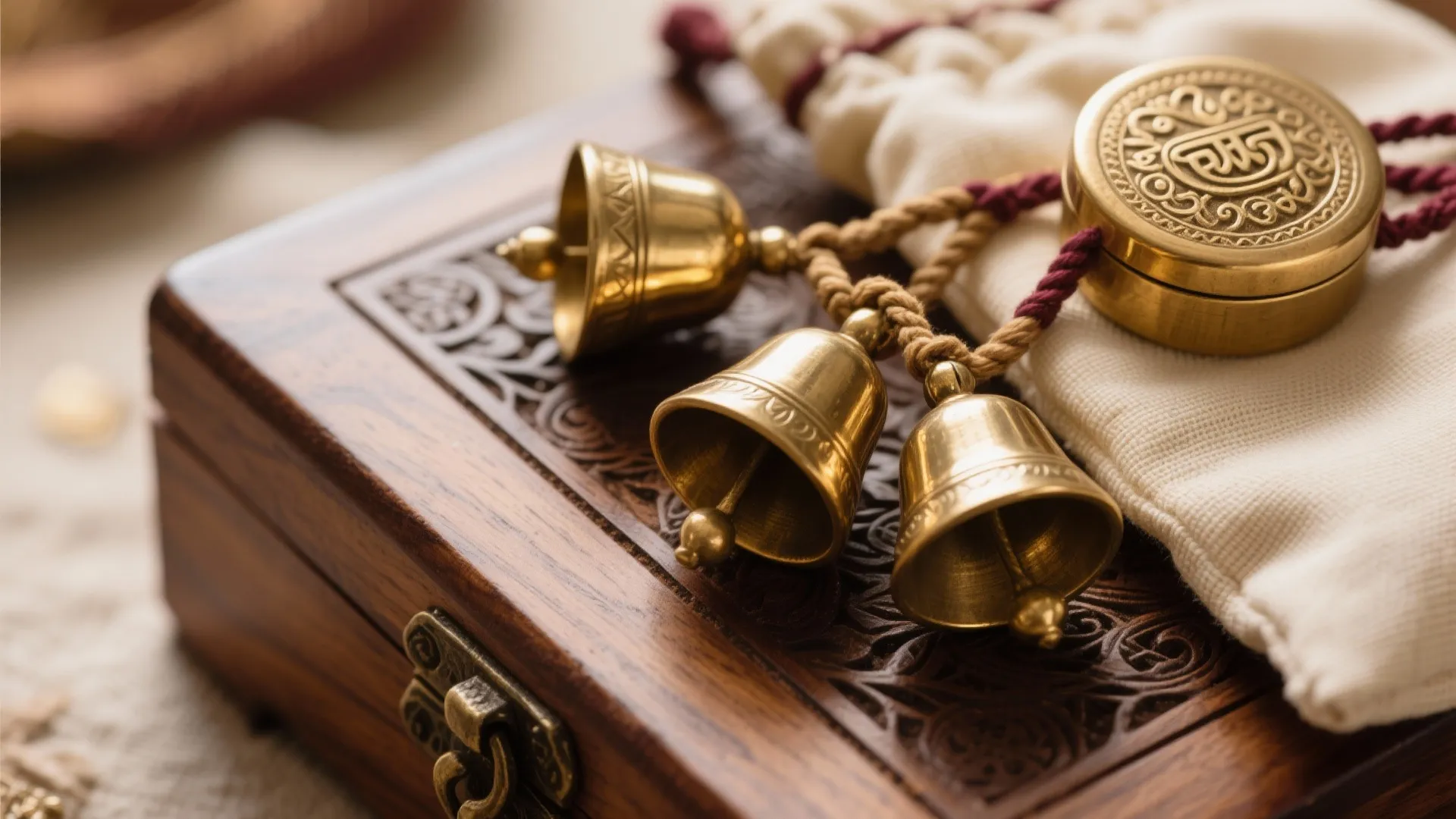 Personalized Ghungroo and Engraved Keepsake Box