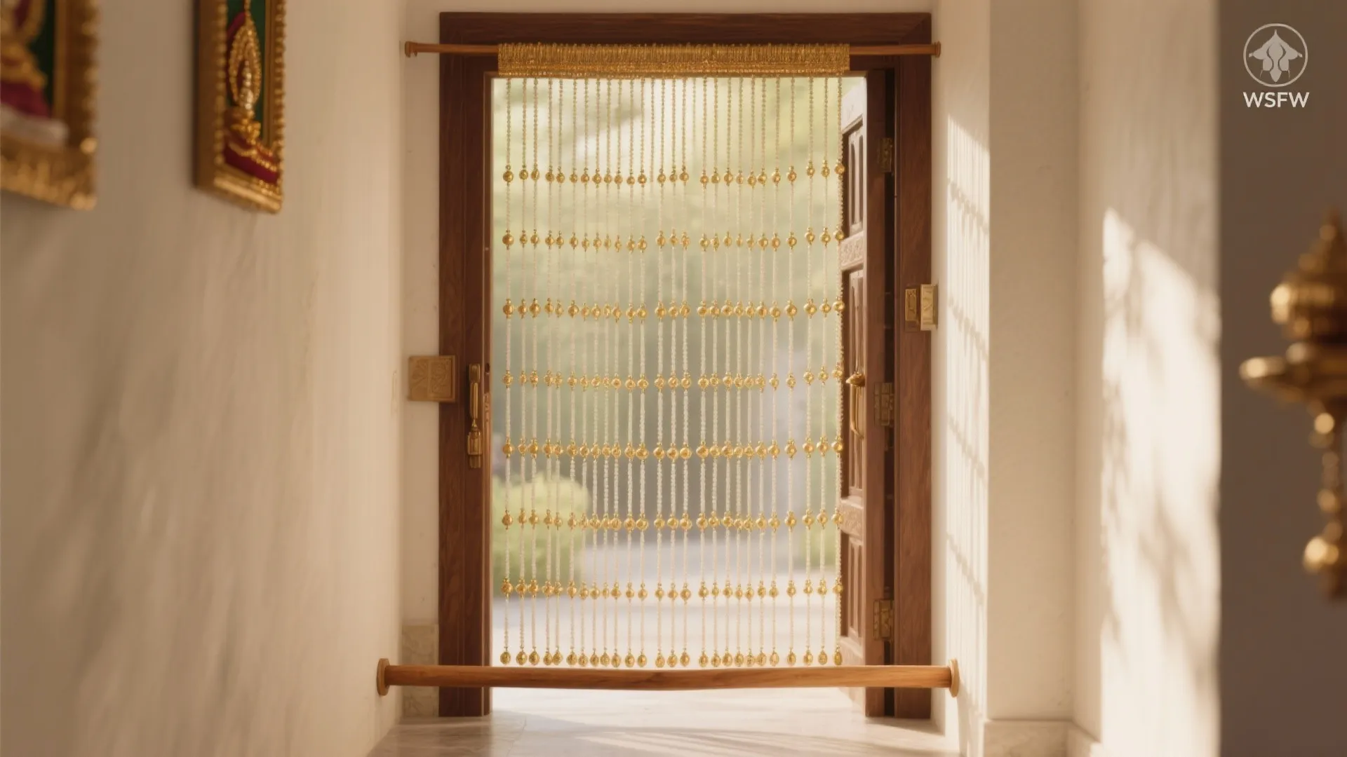 3) Threshold Ghungroo Curtain