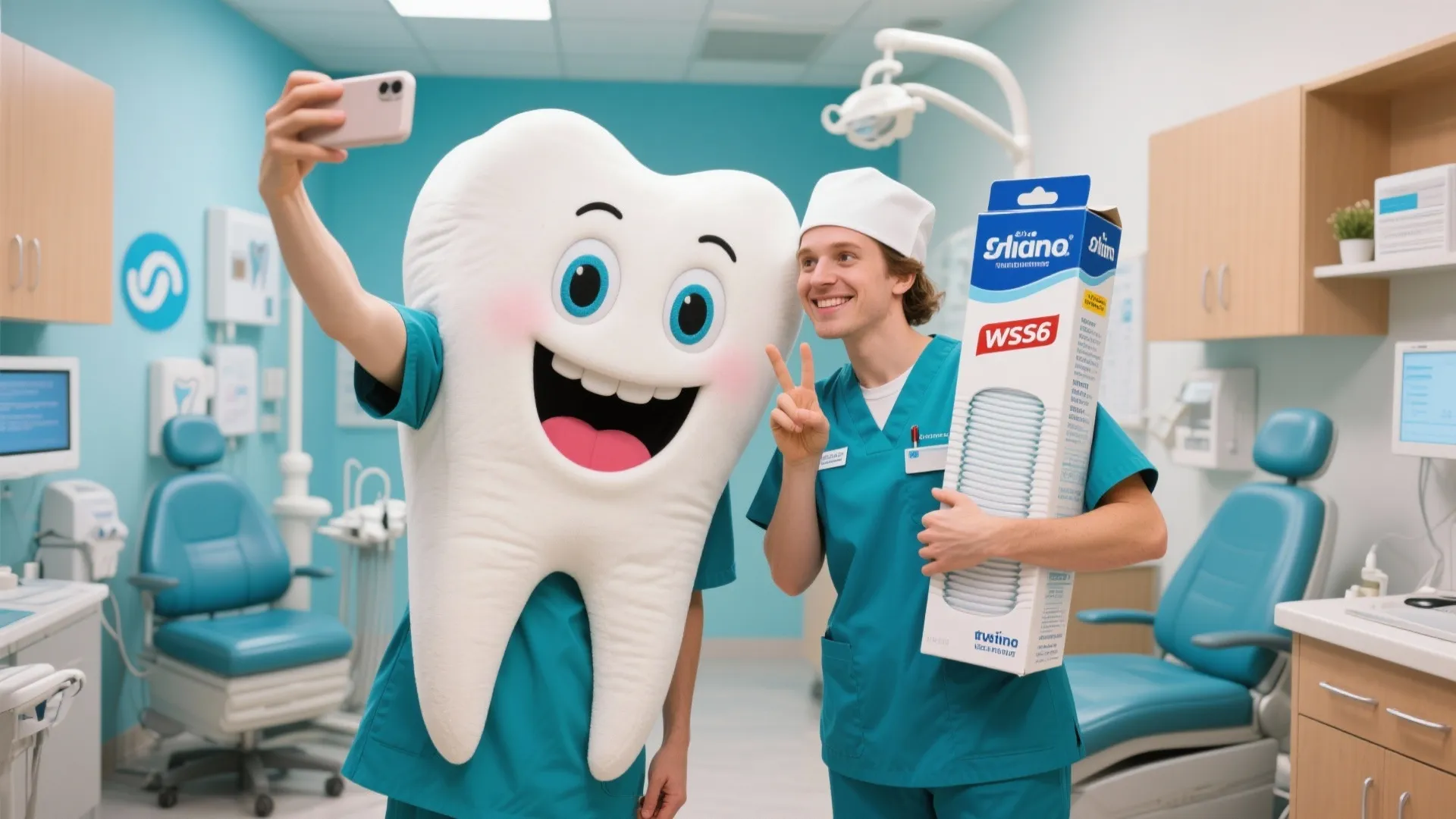 2. Giant Tooth & Floss Duo
