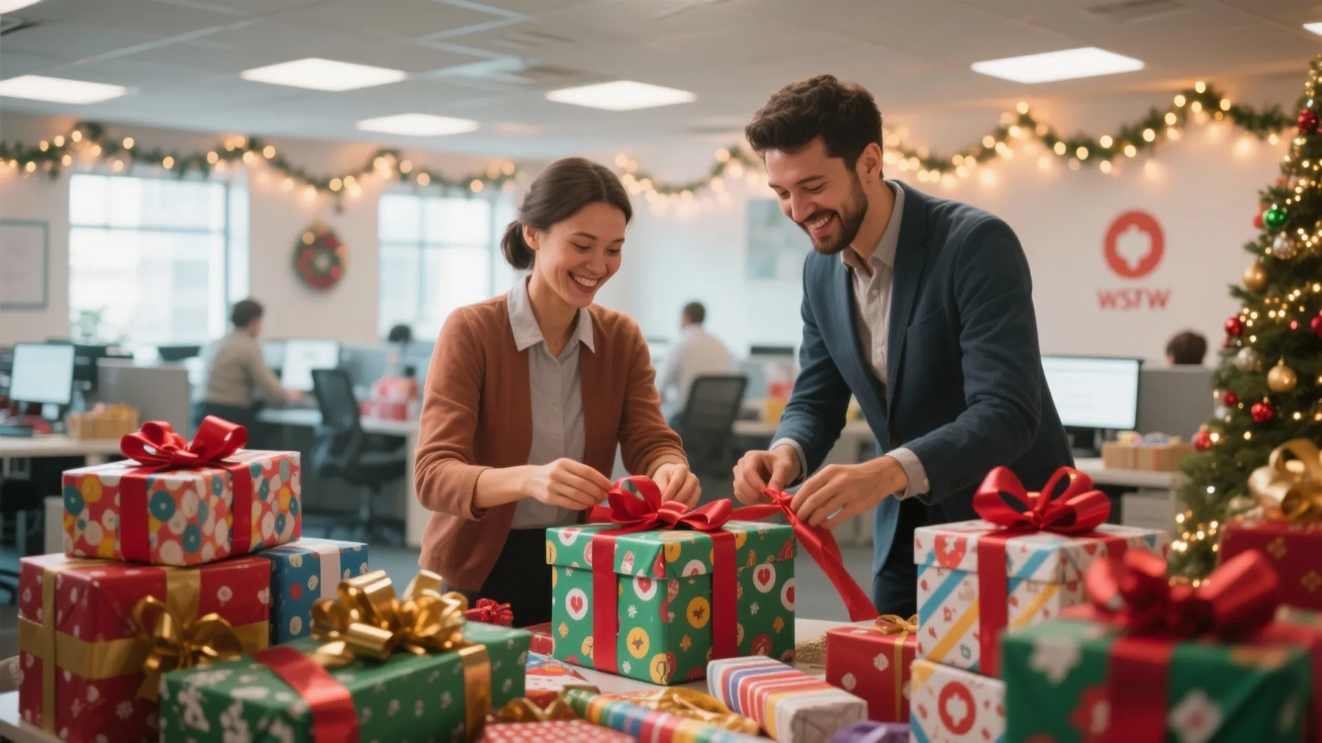 6. Charity Gift Wrapping Contest