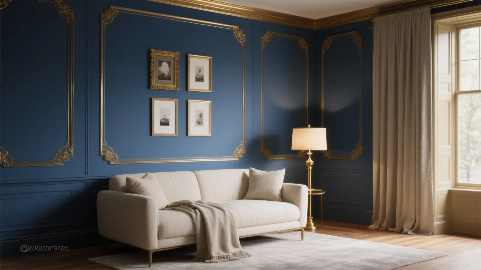 Gilded Accents with Painted Heritage Colors