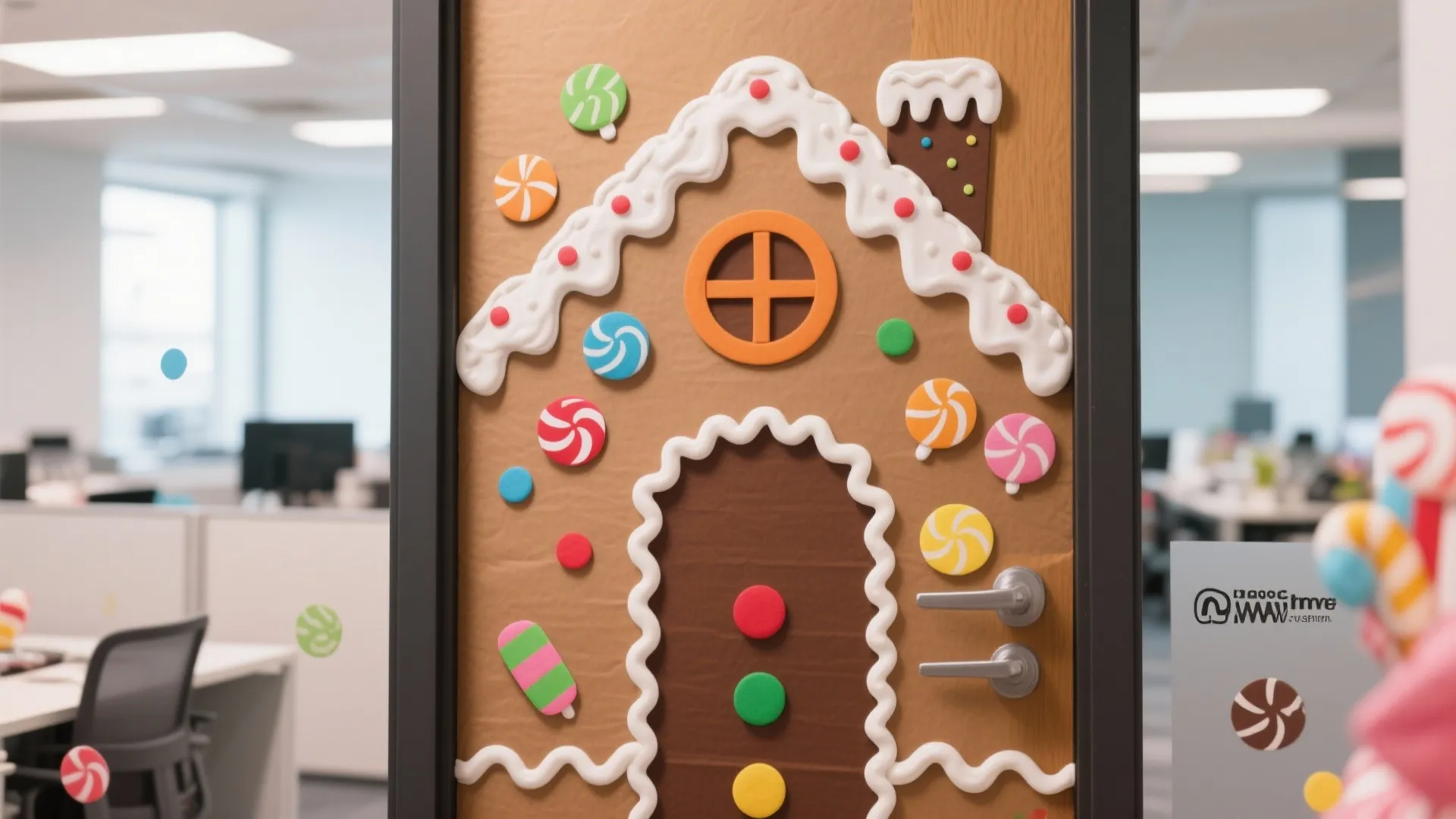 3. Gingerbread House Door