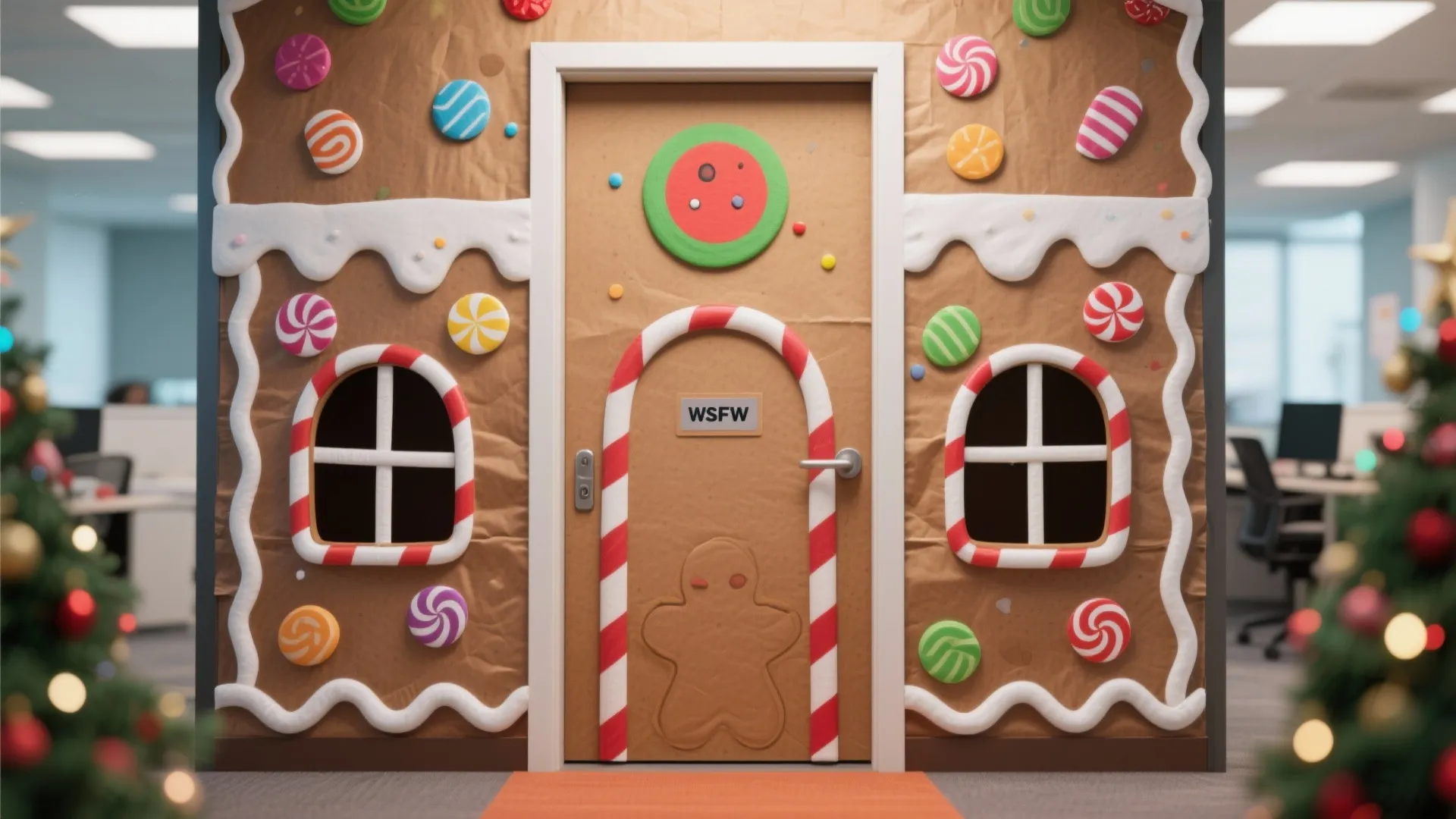 8. Gingerbread House Door