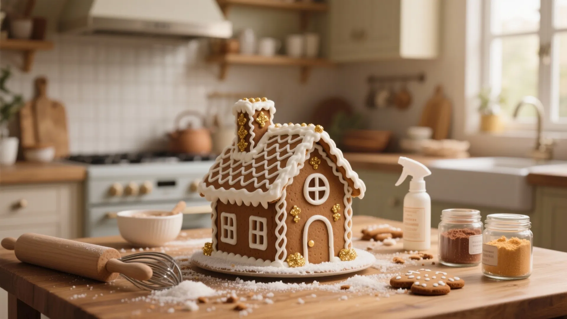5 Gingerbread House Paint Ideas: Creative, safe and budget-friendly gingerbread house paint inspirations I use in small holiday projects
