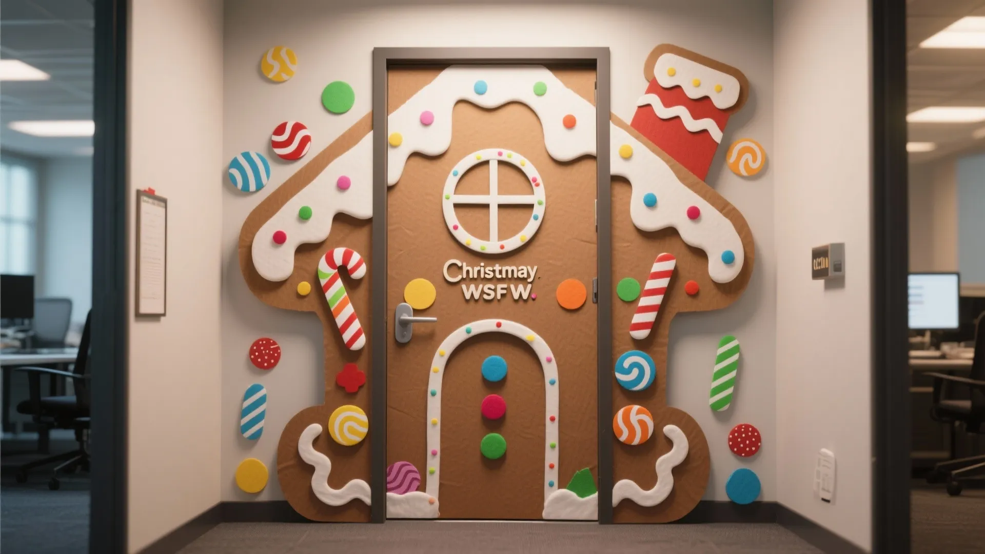 2. Gingerbread House Facade