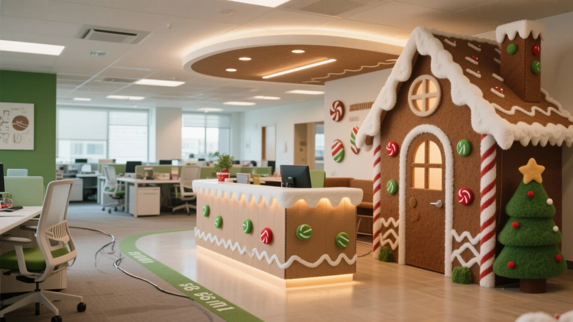 DIY Gingerbread House Office Decorations: Sweeten Your Workspace: 1 Minute to Whimsical Holiday Decor for Your Office Desk