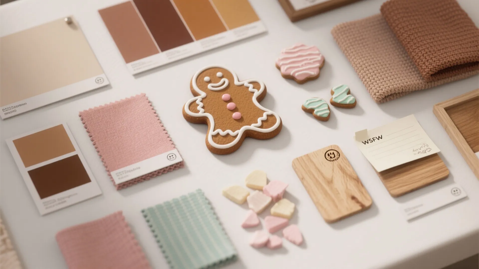 1. Playful Gingerbread Color Palette