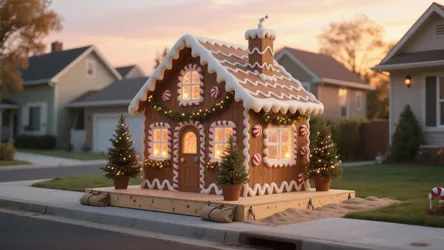 DIY Gingerbread House Outdoor Decorations: 5 Ideas