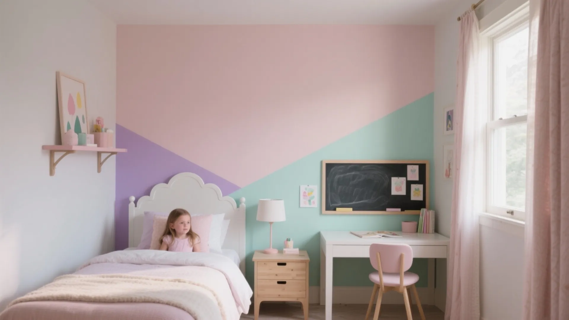 5 Girl Room Wall Painting Designs: Five playful, space-smart wall paint ideas I use to transform girls’ rooms—color, finish, and budget tips included