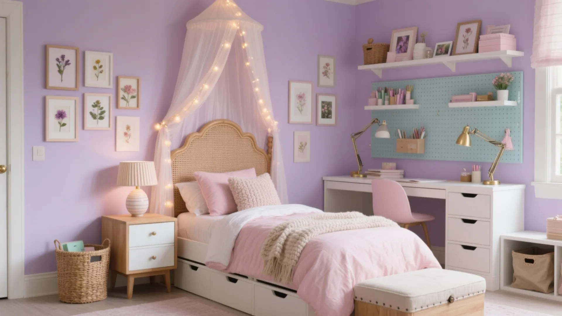 5 DIY Girl Room Decor Ideas That Actually Work: Small-space, budget-friendly ideas from a designer who has transformed dozens of teen bedrooms—tested, practical, and fun.