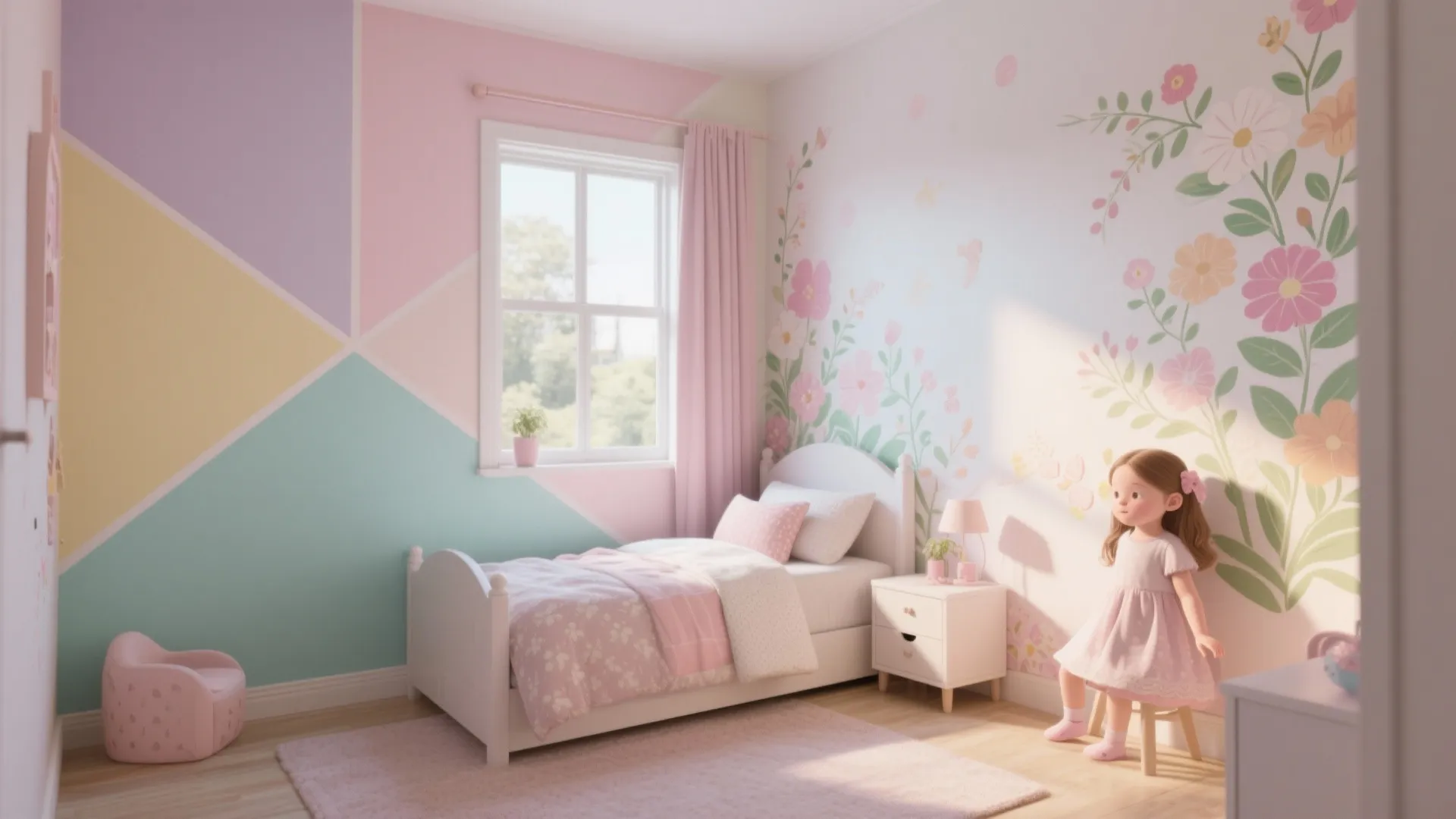 5 Girl Room Wall Paint Ideas: Creative Small Space Design Inspirations for Girl Bedrooms