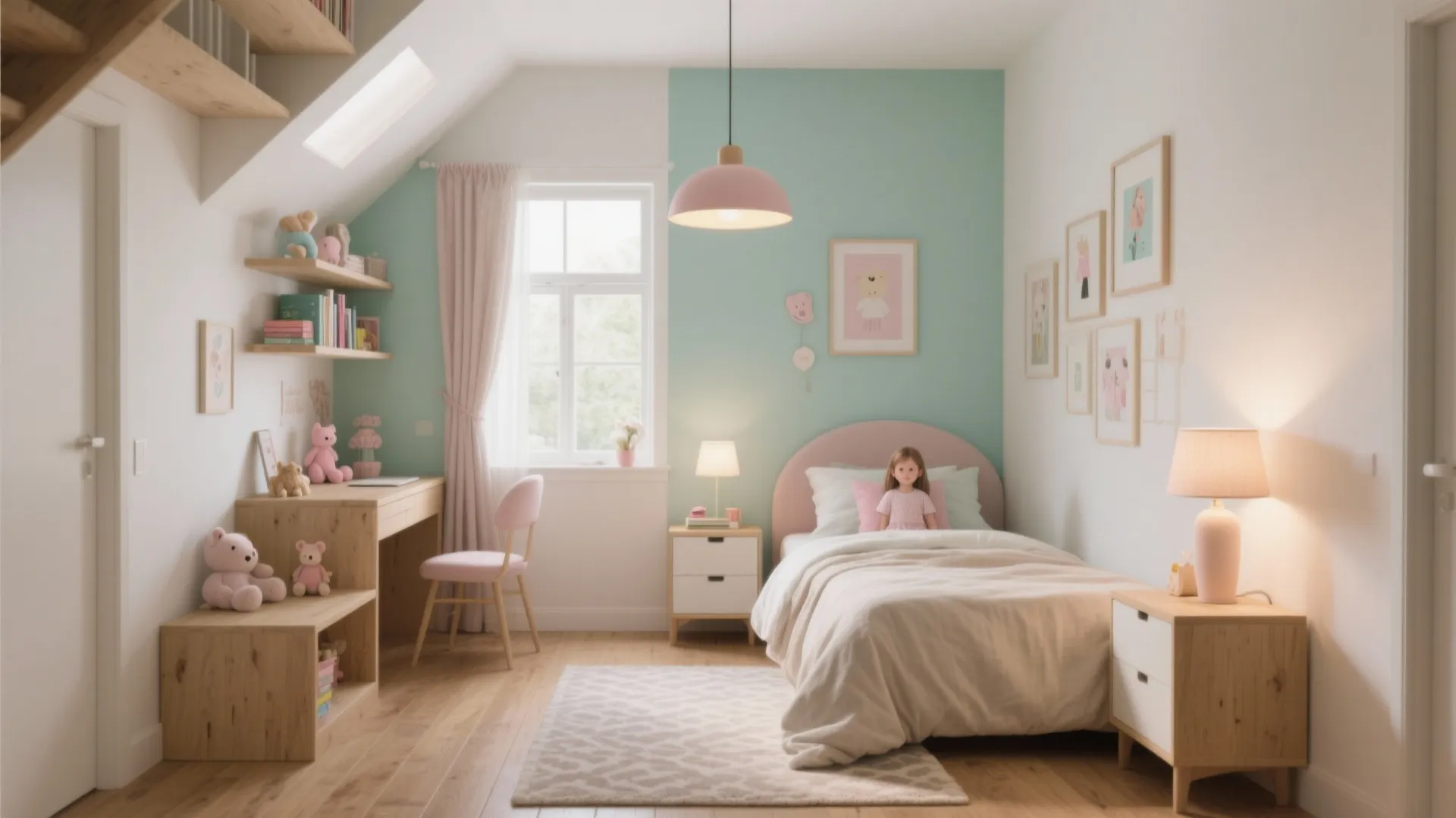 10 Ideas for Decorating a Girl's Bedroom: Five practical inspirations to transform small bedrooms into stylish, functional spaces