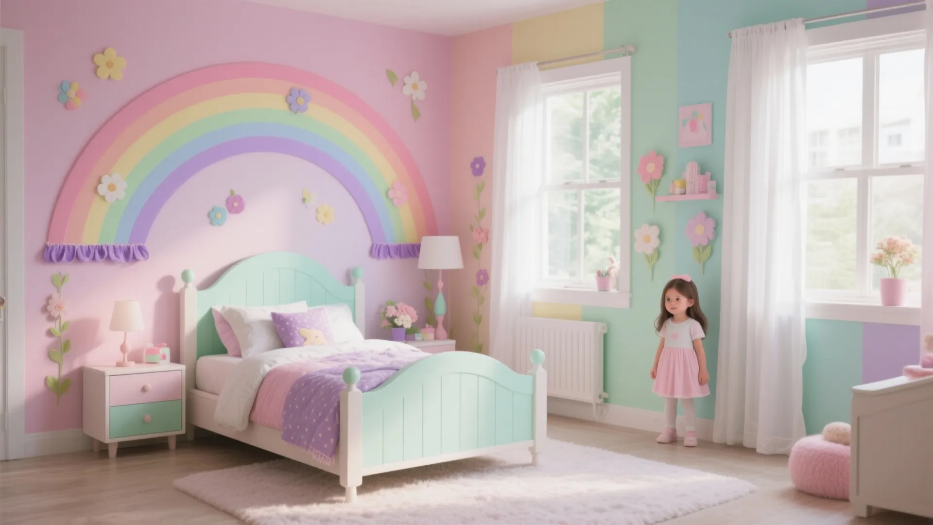 5 Kids Room Paint Ideas for Girls: Creative and Practical Painting Inspirations for Girls’ Bedrooms