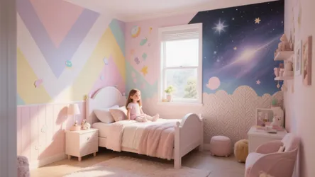 5 Girls Room Wall Design Ideas