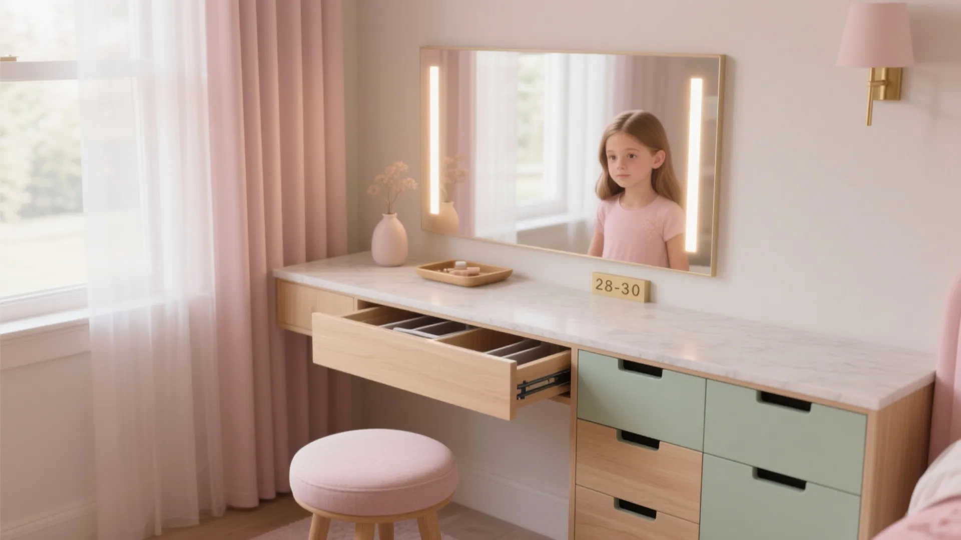 Dressing Table for Girl Room: Stylish & Practical Ideas: Fast-Track Guide to Setting Up the Perfect Girl’s Vanity Space