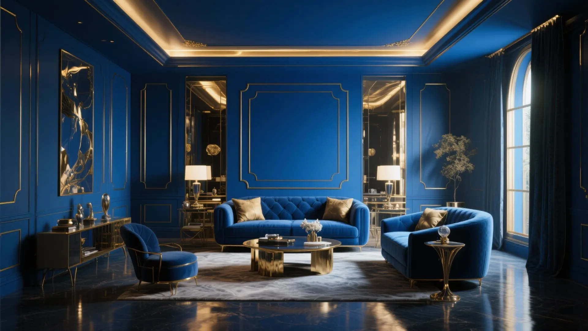 9. High-Contrast Glamour