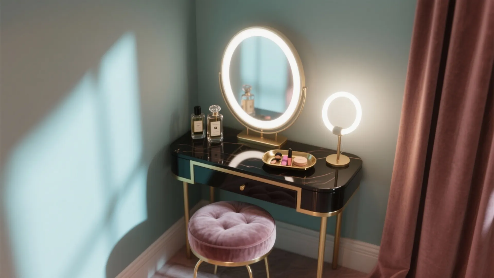 5. Create a small glam corner