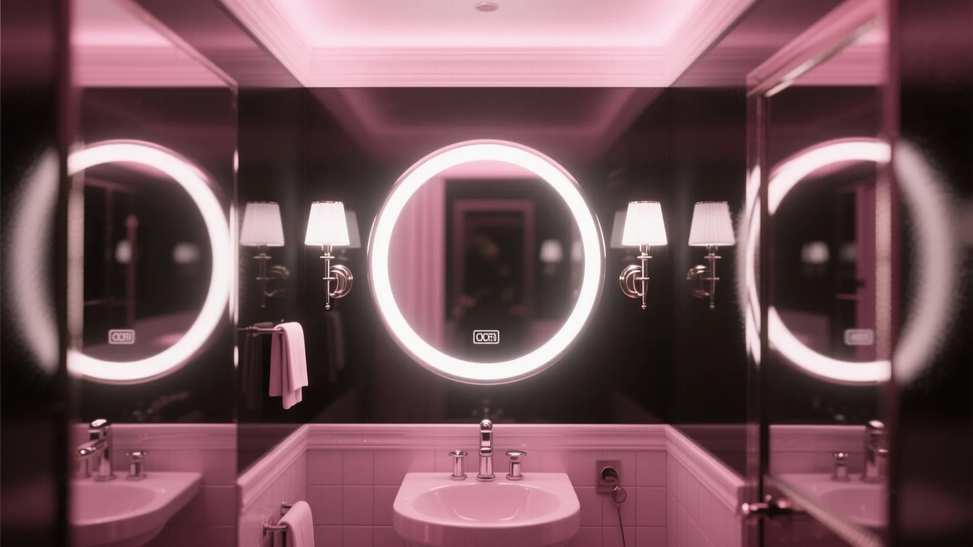 5. Glam Lighting & Mirrors — Amplify with reflection