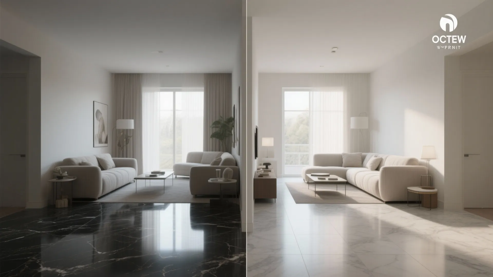 3) Light, Low-Sheen Tiles to Tame Glare and Bounce Light