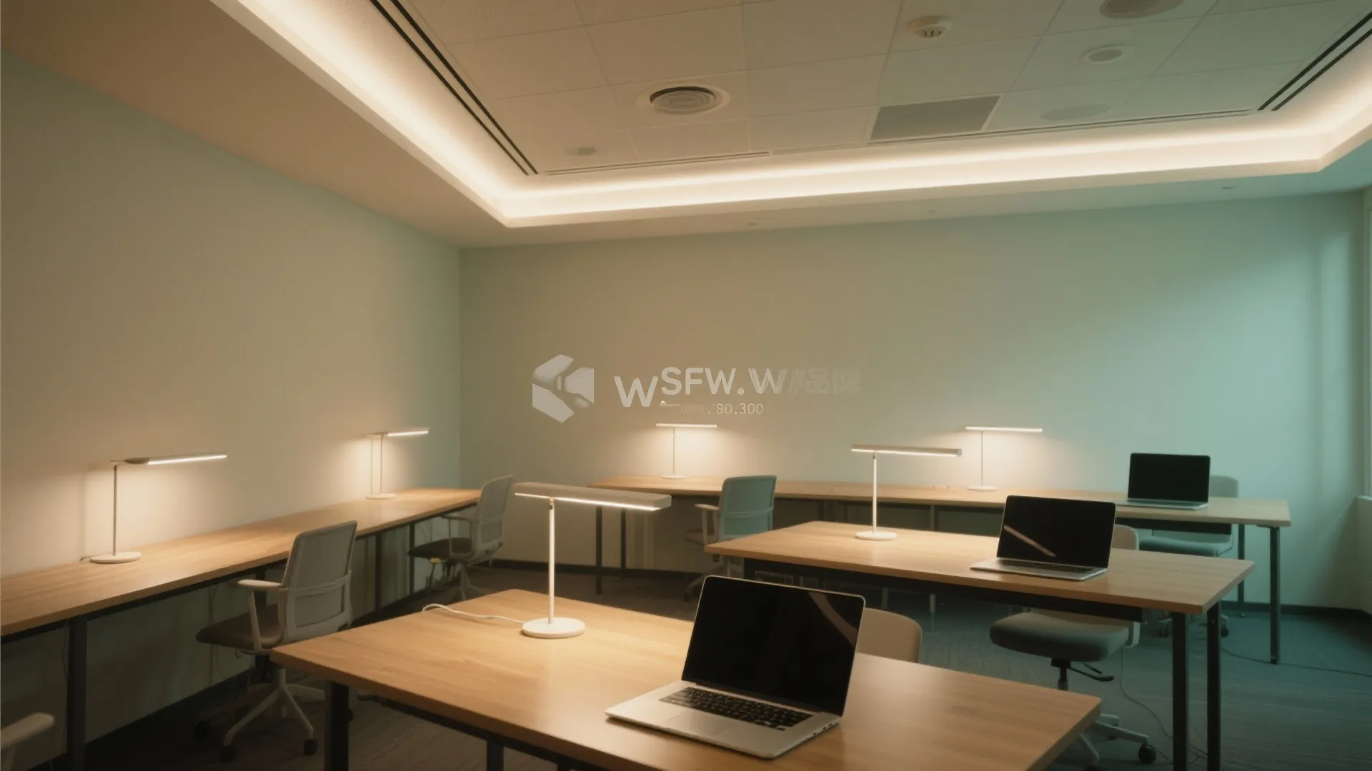 Layered, glare-free lighting