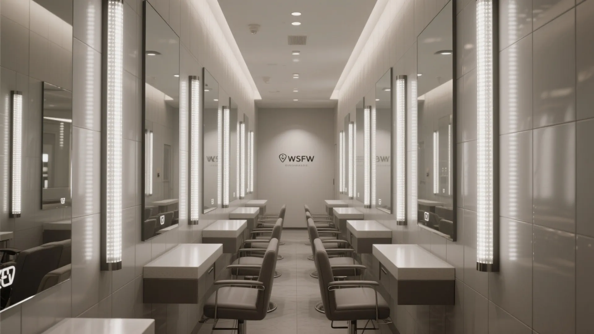 Glare Control around Mirrors