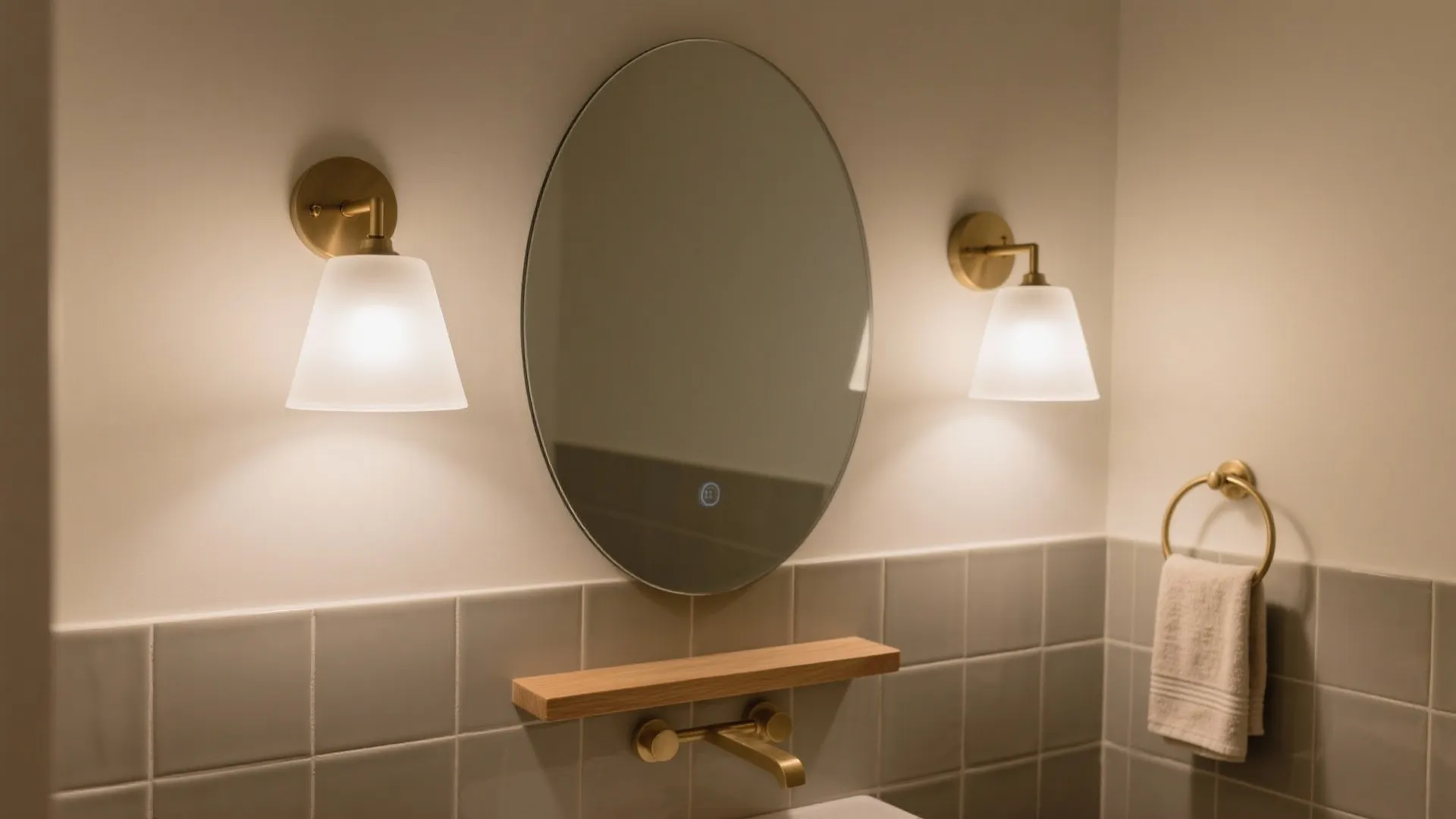 Shielded glass shades for glare control