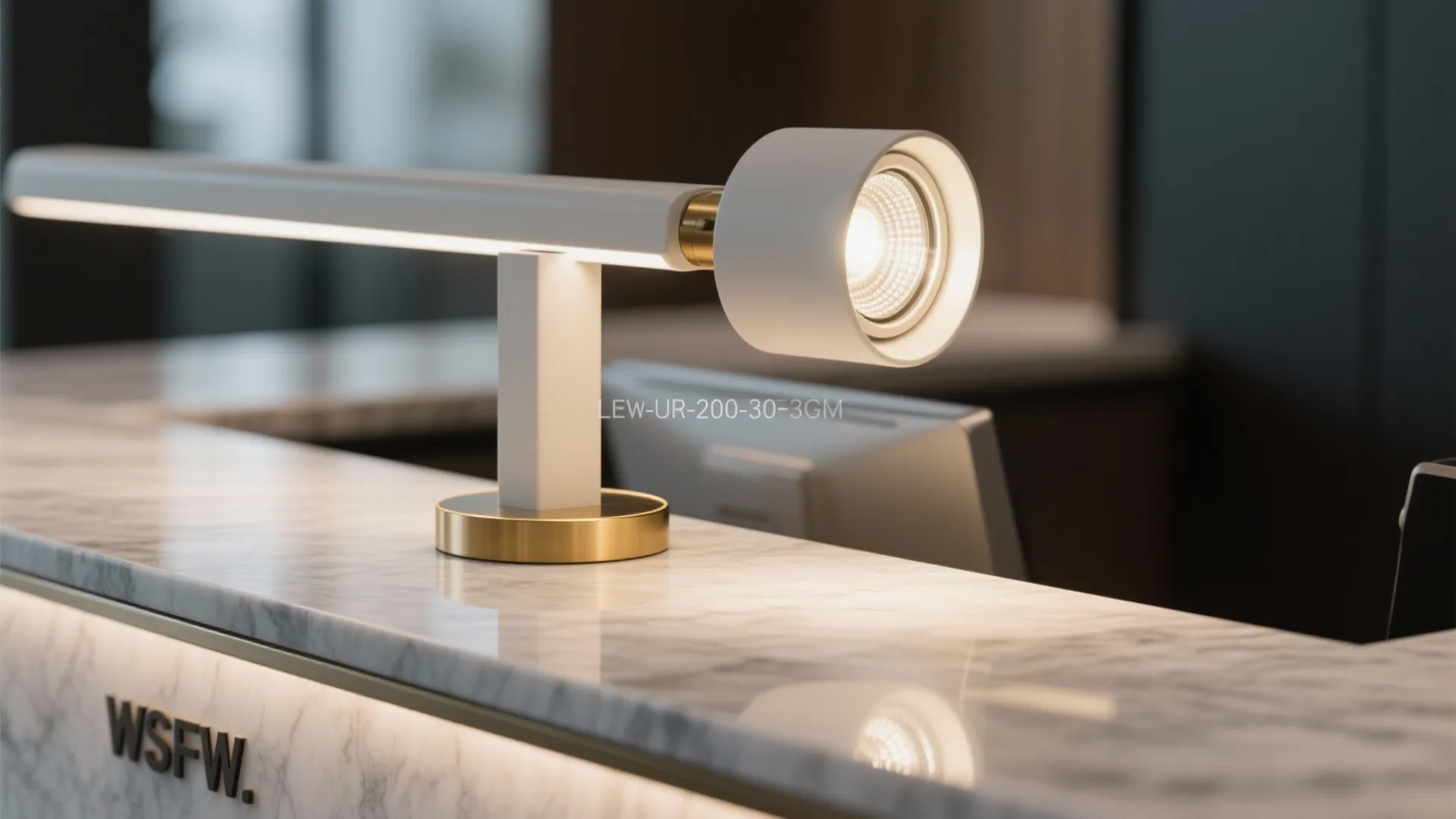 Glare-Free Front Desk Task Lighting