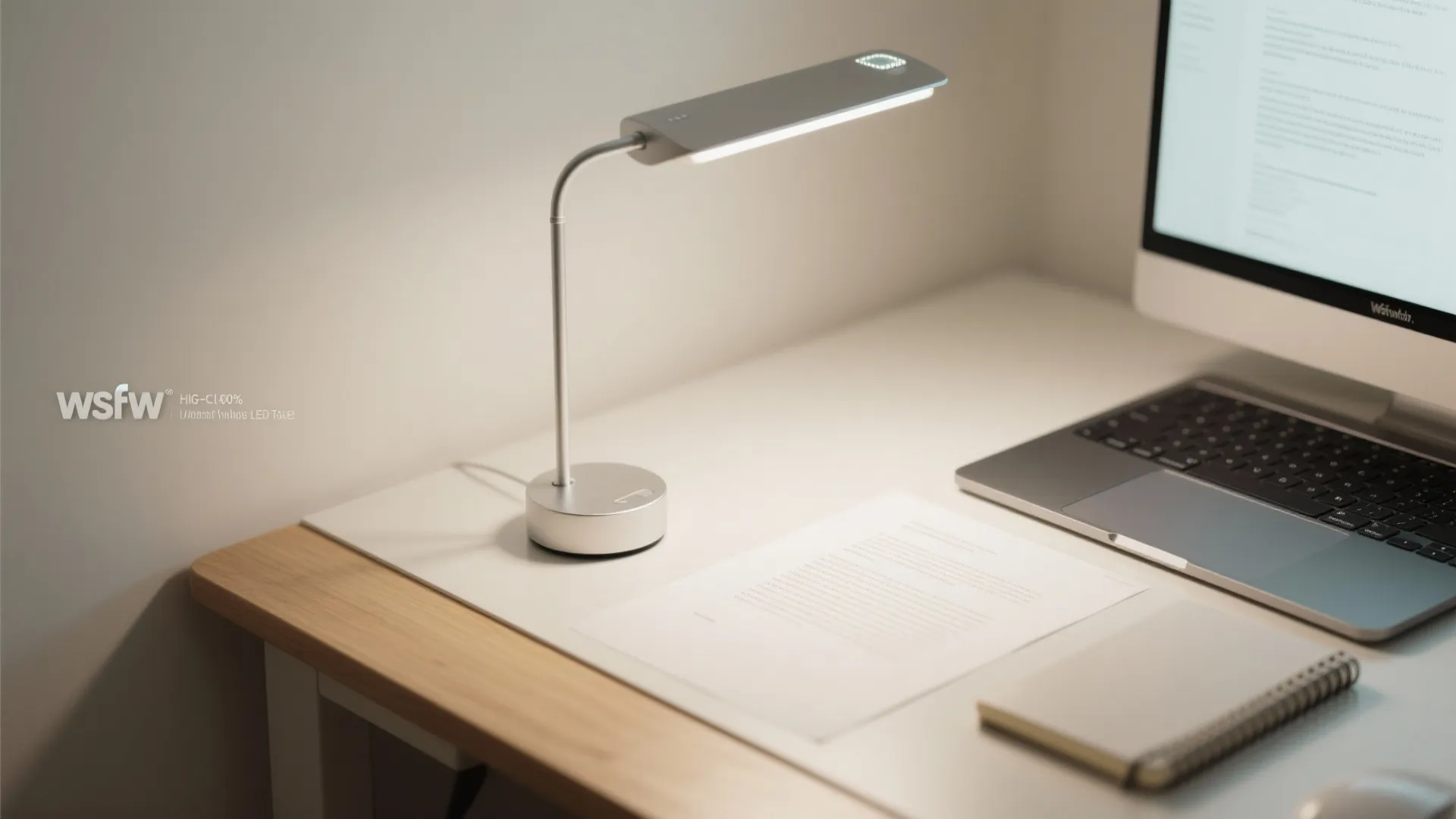 Layered, glare-free lighting that loves laptops