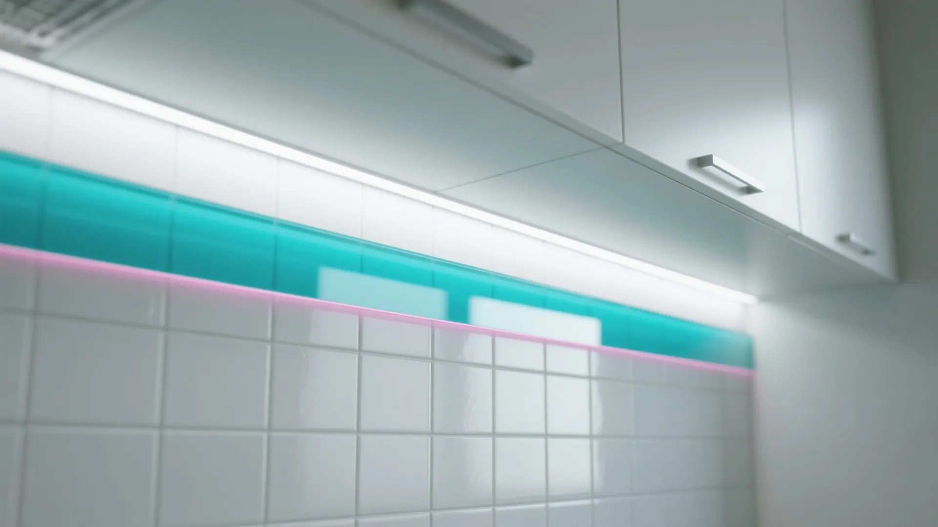 4. A slim band of color or glass accent strip