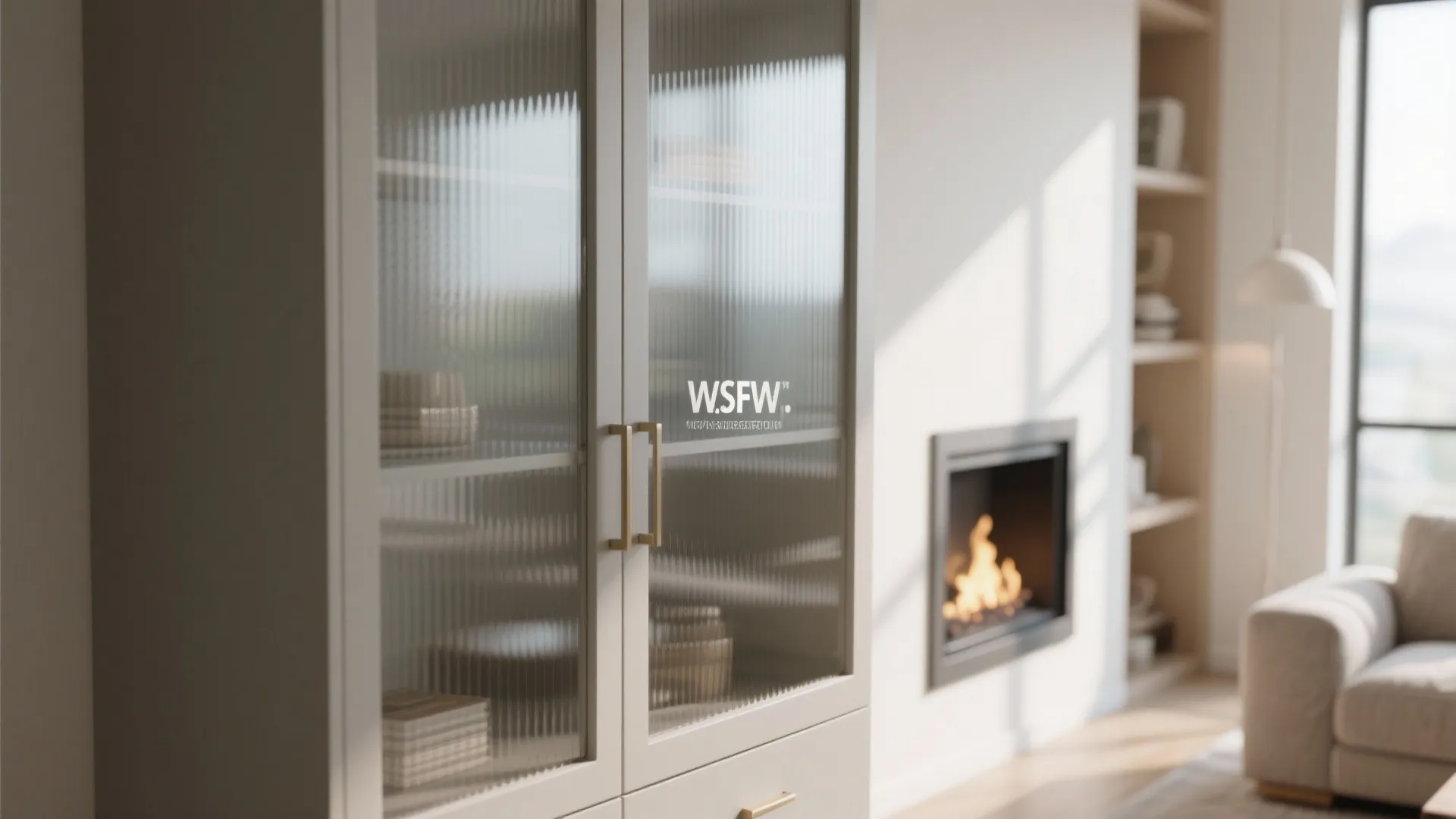 Glass accents for more light