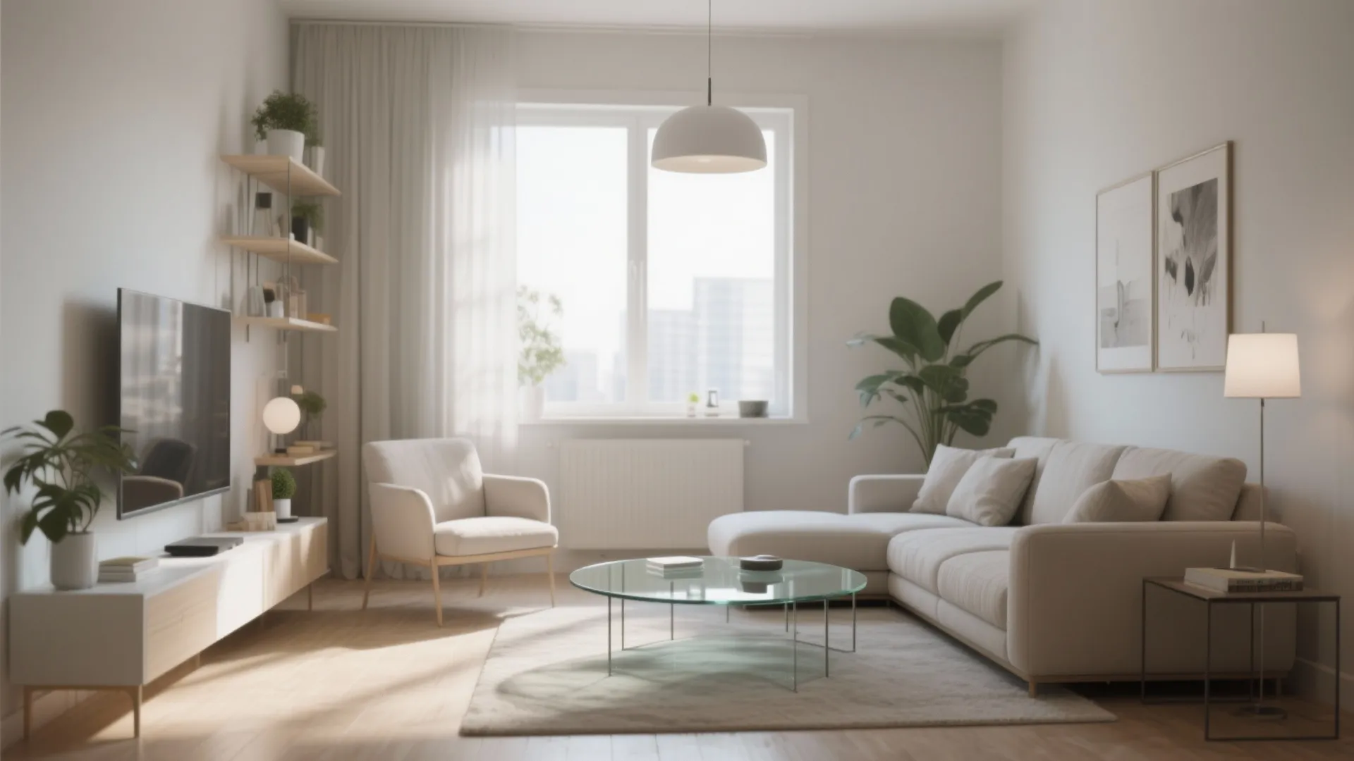 9. Glass accents for openness