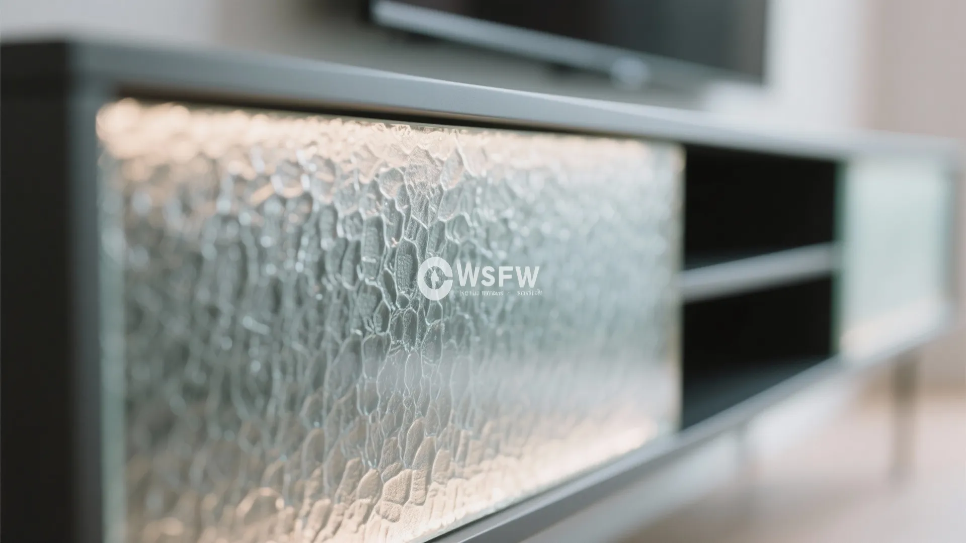 Glass accents for lightness