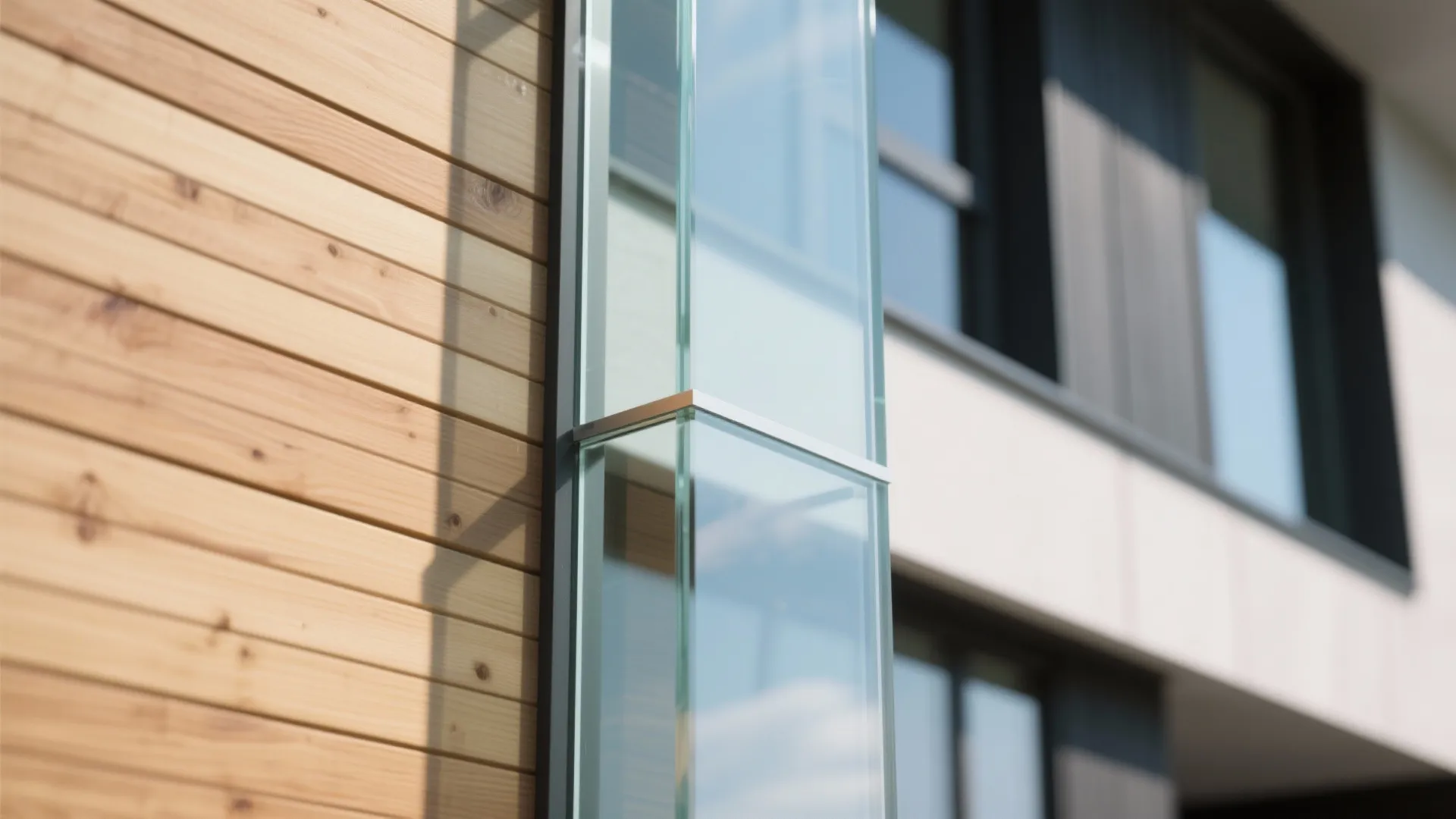 3. Glass Accents for Contemporary Facades