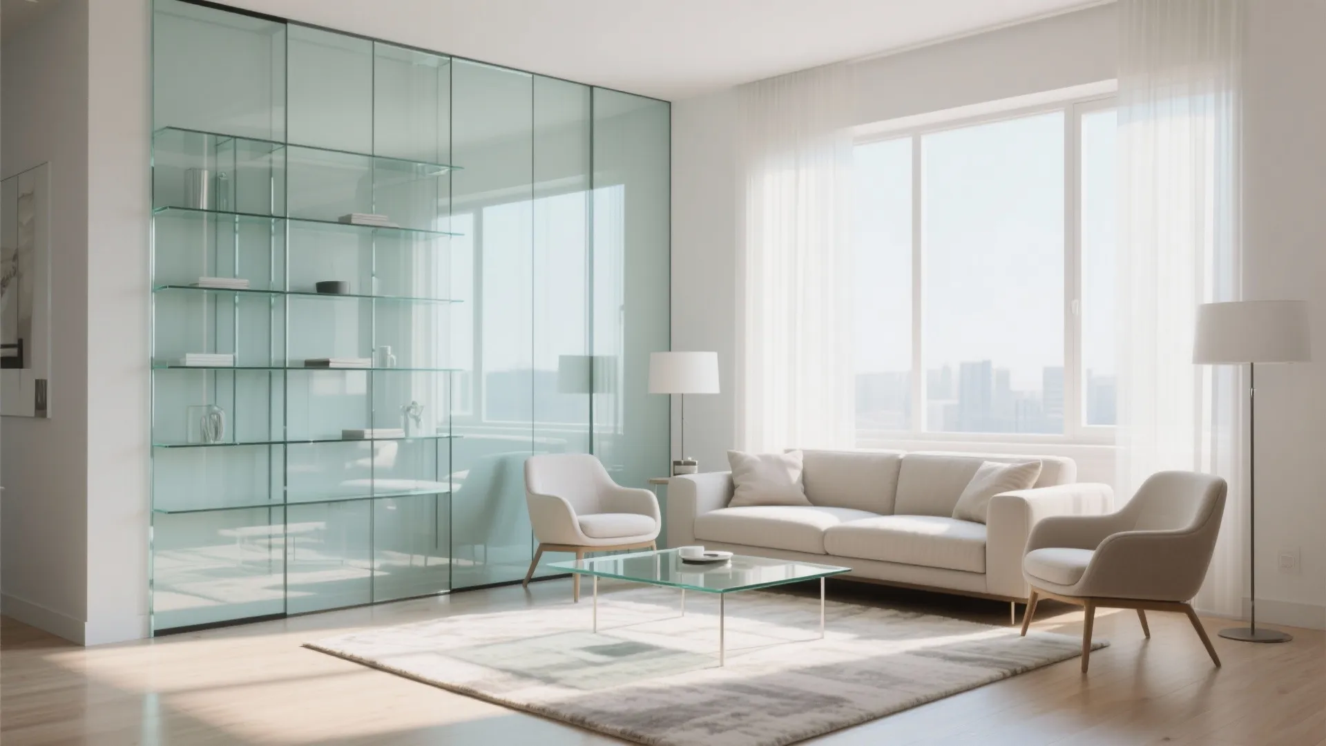 Glass accents and openness