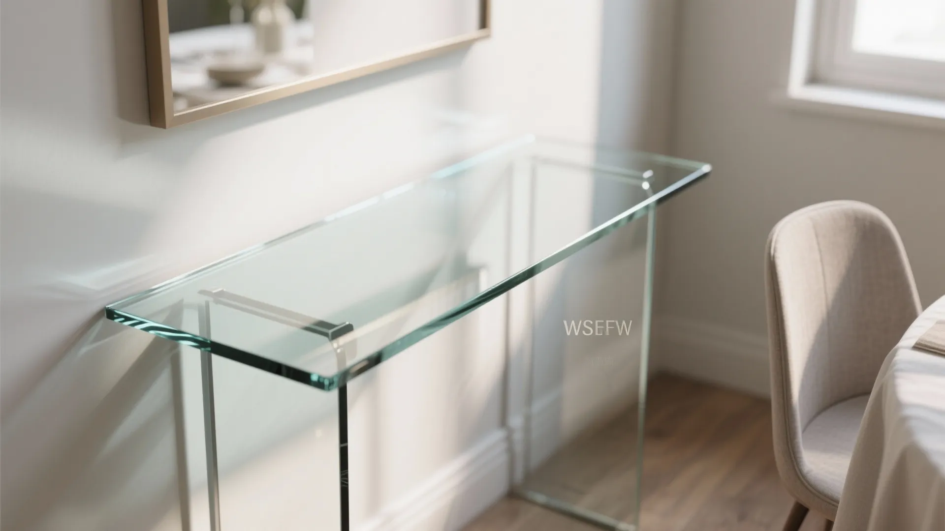 Glass Accents for an Airy Feel