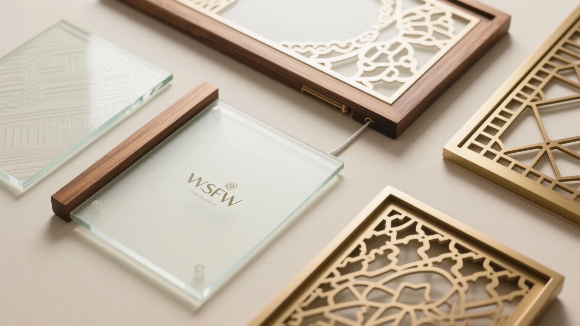 Idea 4: Frosted Glass or Laminated Acrylic Jali