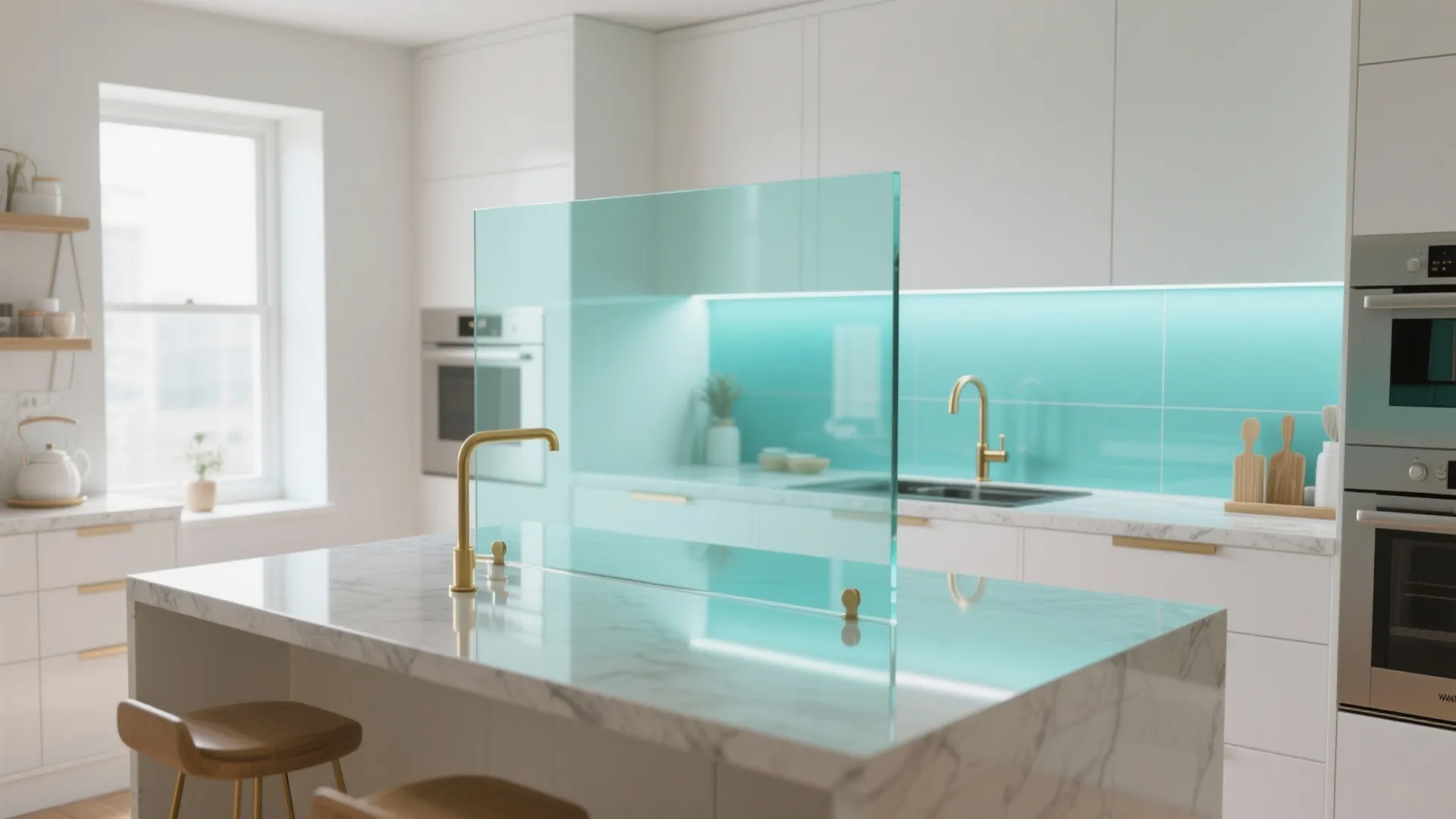 5. Frameless Glass or Acrylic for a Clean, Contemporary Look