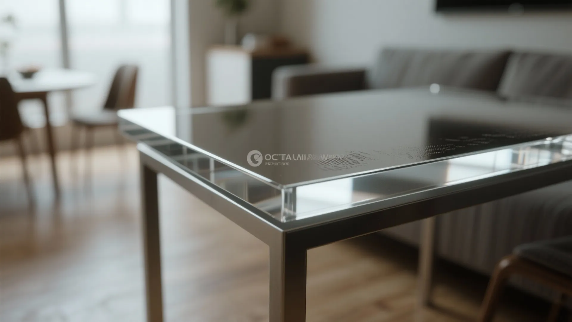 5. Glass or acrylic top to preserve sightlines