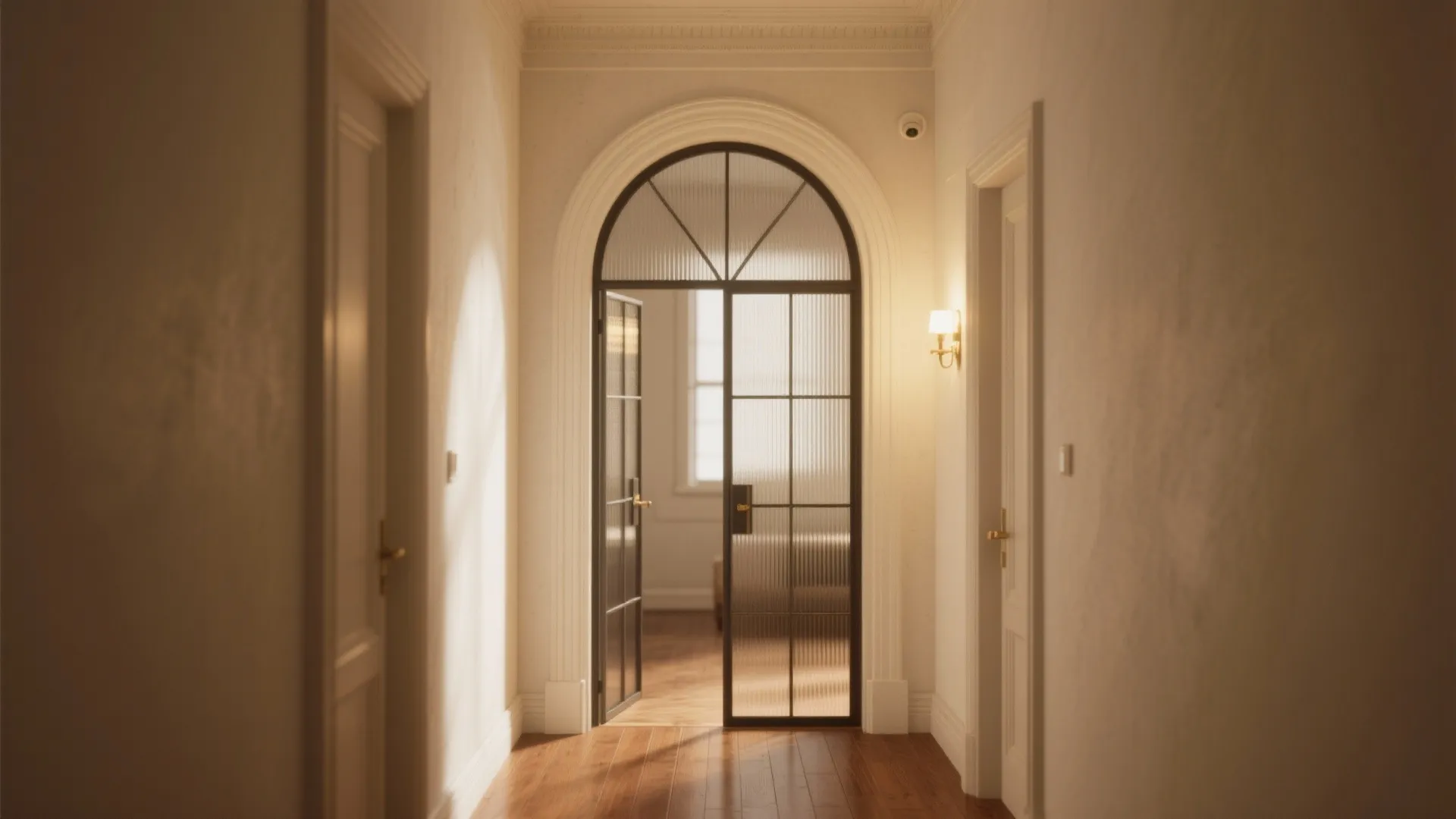 Transparent partitions and soft arches