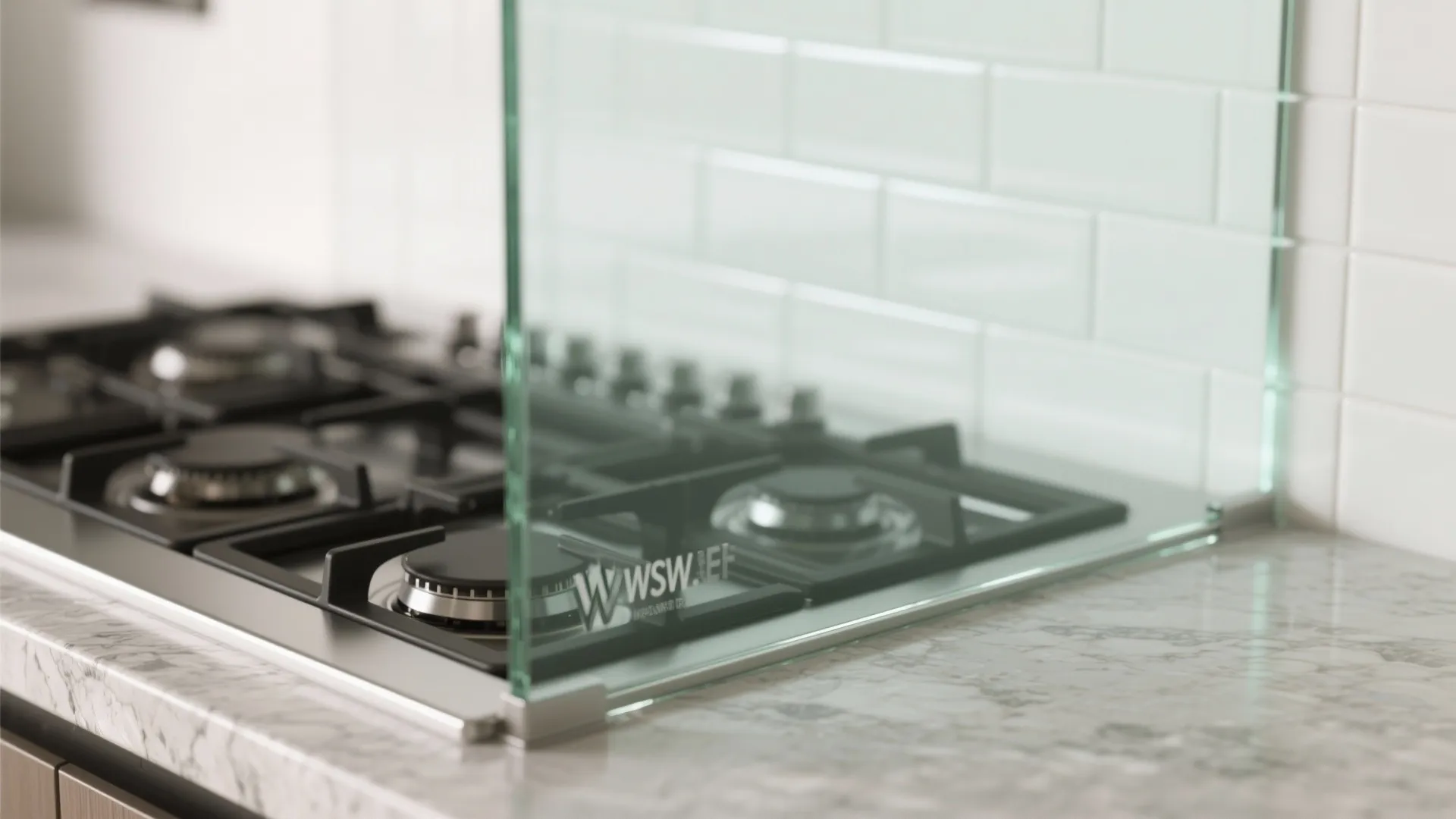 The Airy Magic of a Glass Backsplash