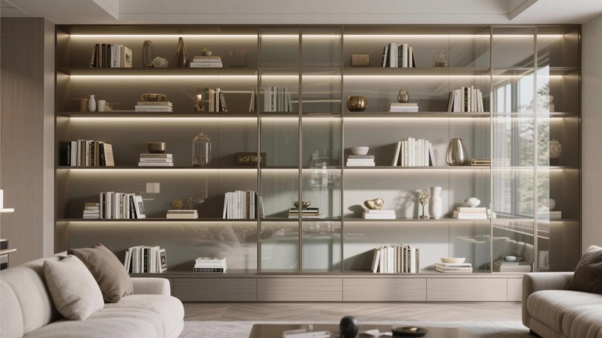 2. Glass Back Panel Effect