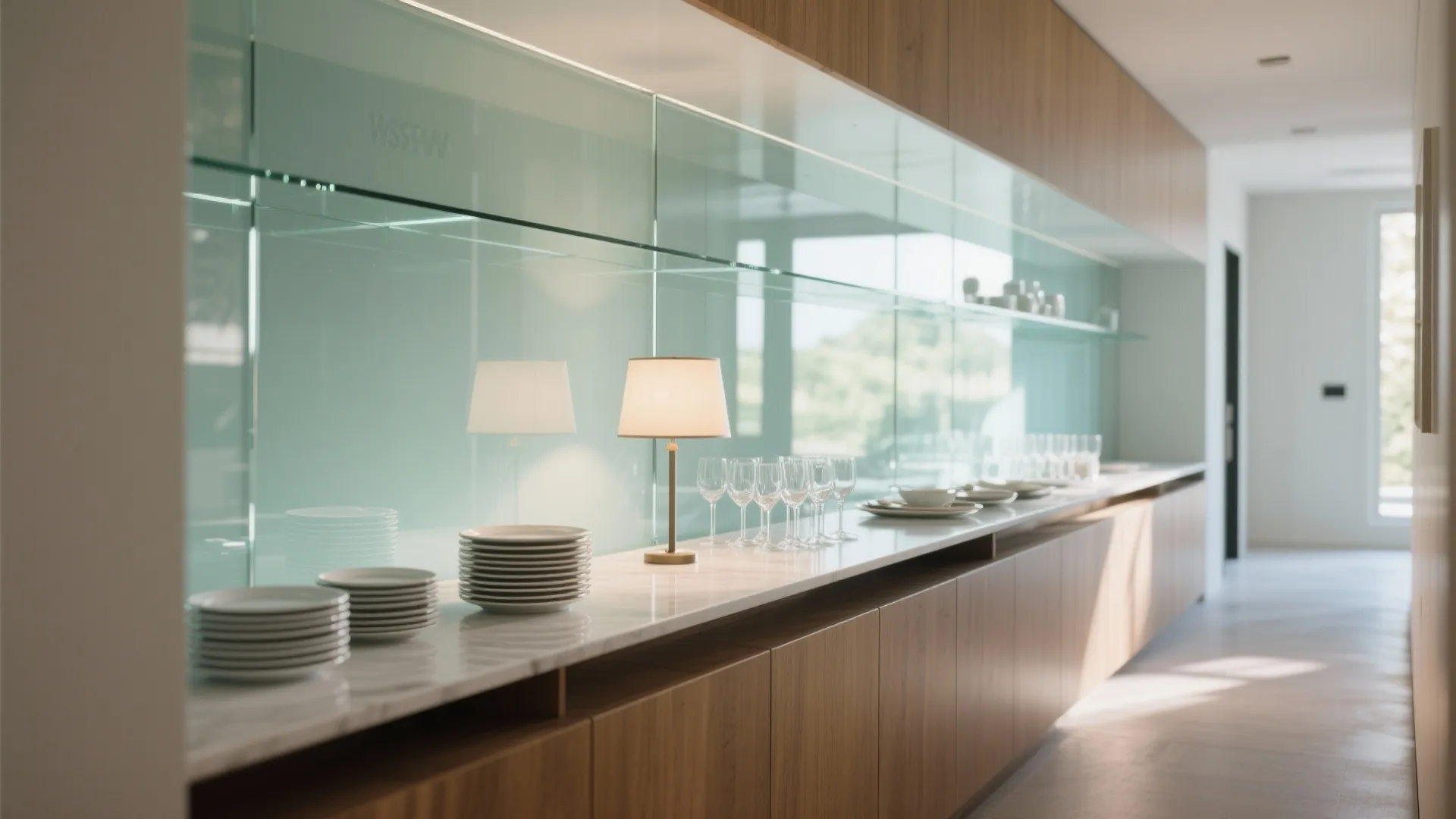 Glass Backboard for Openness