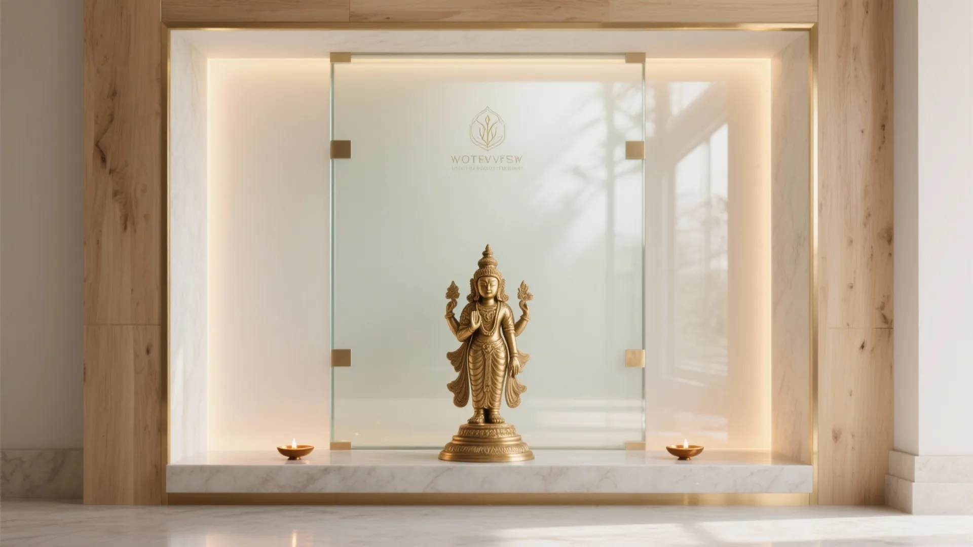 Glass or Acrylic Backdrop for Lightness