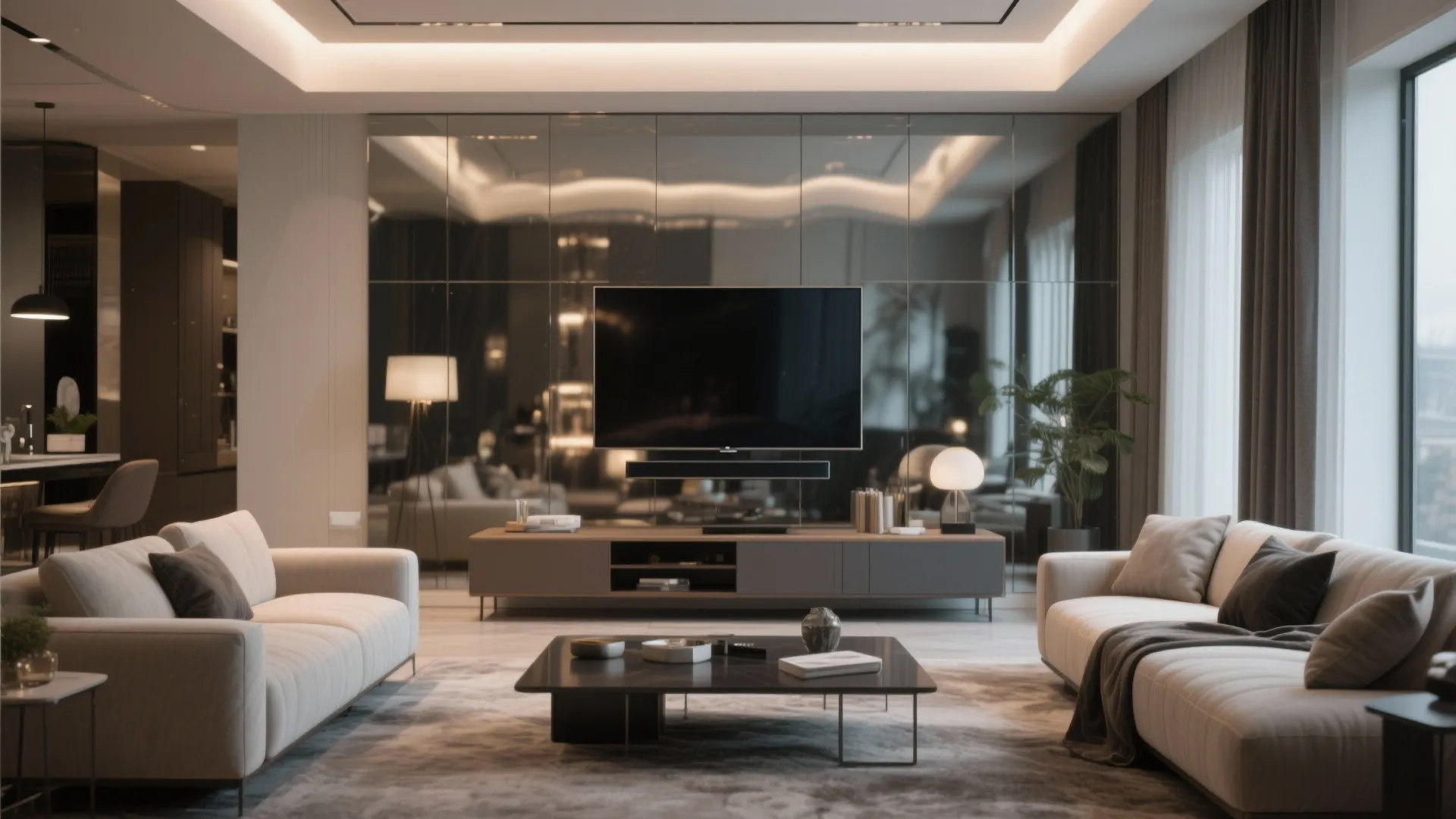 Glass Backdrop for Modern Flair