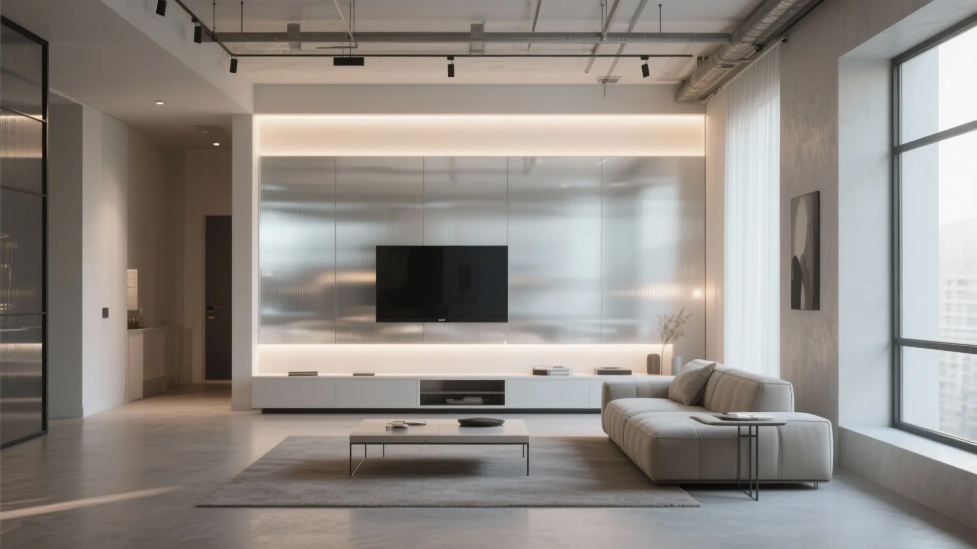 Glass Accented Backdrop