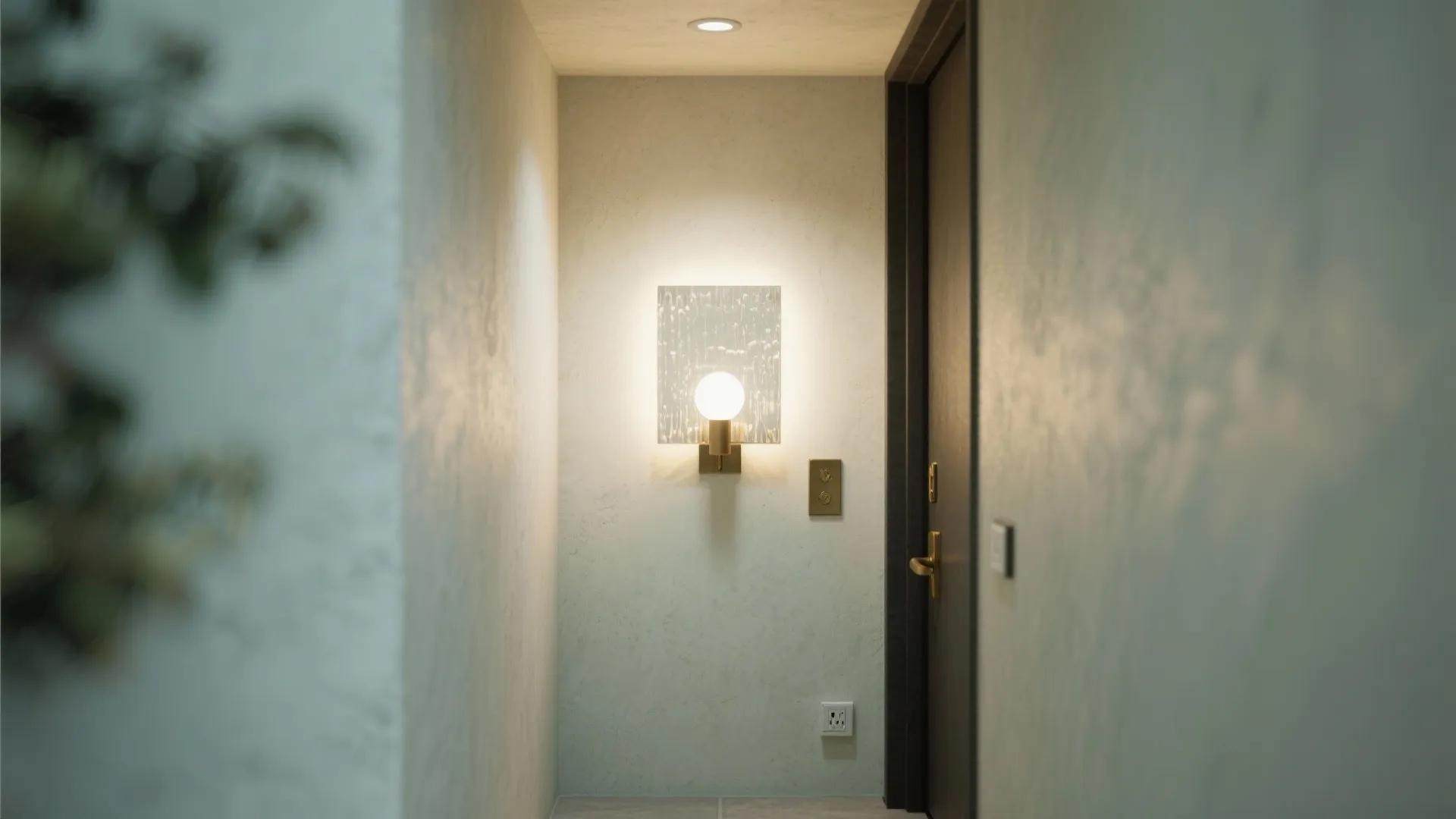 Glass backplate glow for a brighter threshold